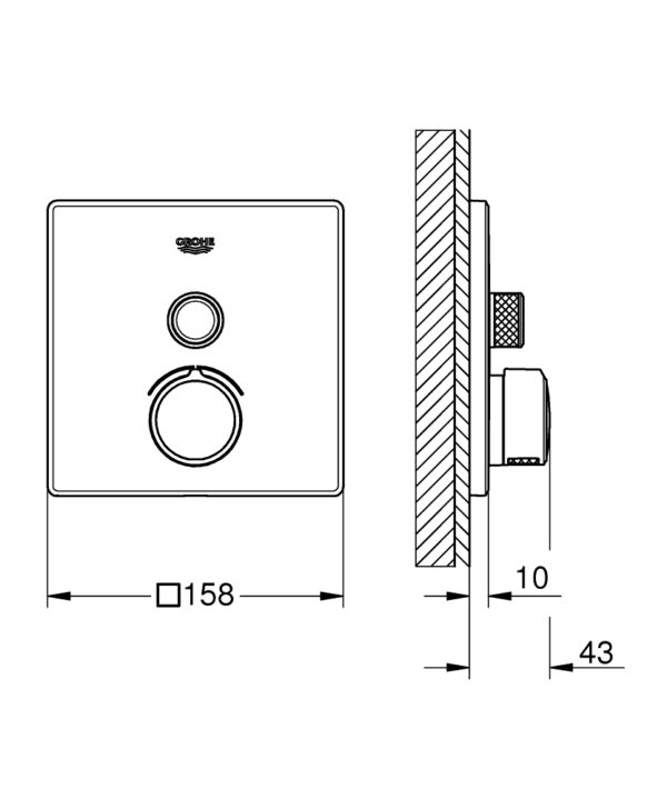 GROHE SmartControl 29147000 | Concealed Mixer - Image 2