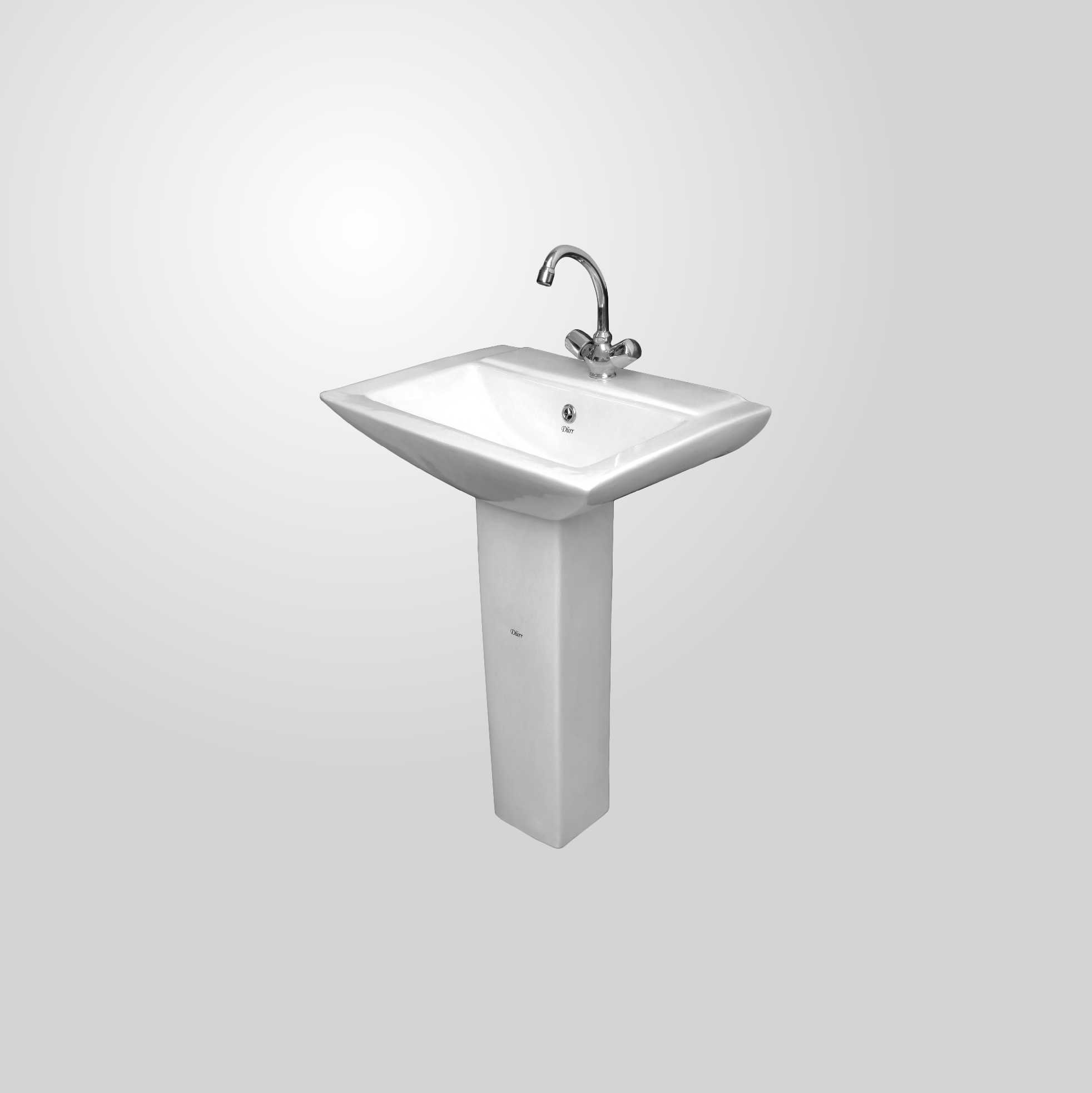 DURR DR47 | Full Pedestal Washbasin