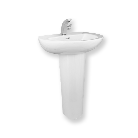 PORTA HD80 | Full Pedestal Washbasin