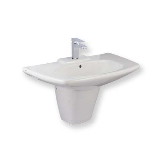 PORTA HDLP311H | Half Pedestal Washbasin
